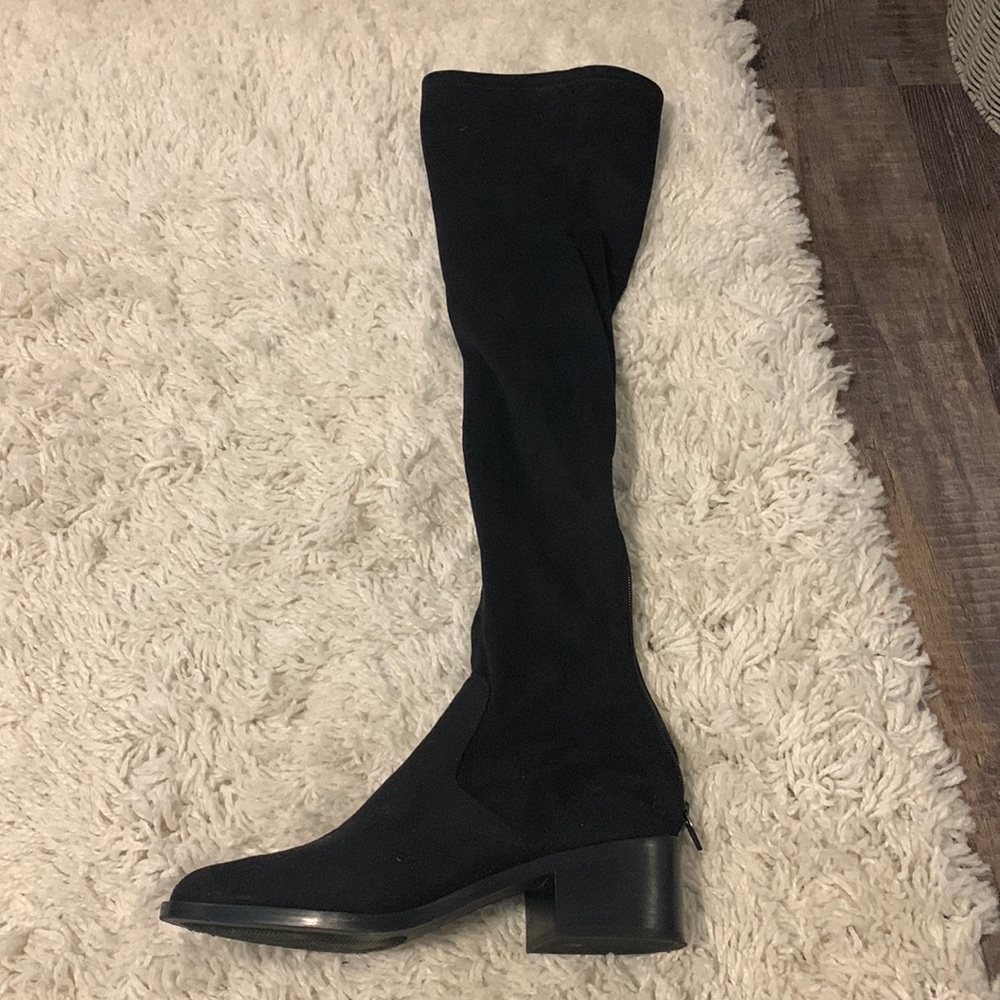 SUEDE THIGH HIGH BOOTS